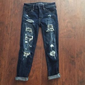 American eagle cropped jeans